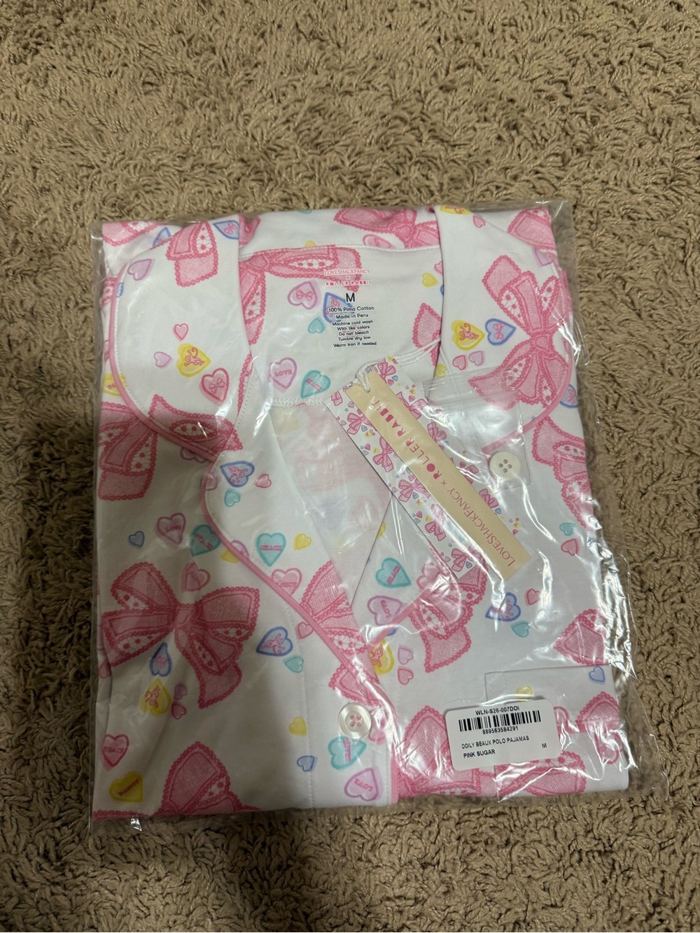 Roller Rabbit Love Shack Fancy Polo Short Sleeve Pajamas